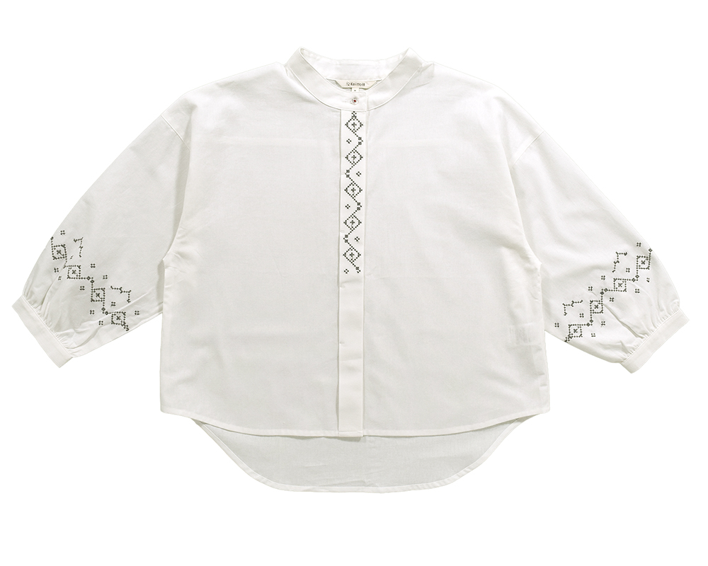 大聖堂の刺繍ブラウス[2026年7月下旬-9月上旬発送予定]